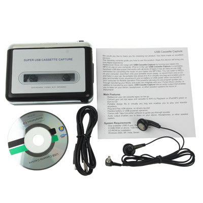Tape to PC Super USB Cassette to MP3 Converter Capture Audio Music Player by buy2fix