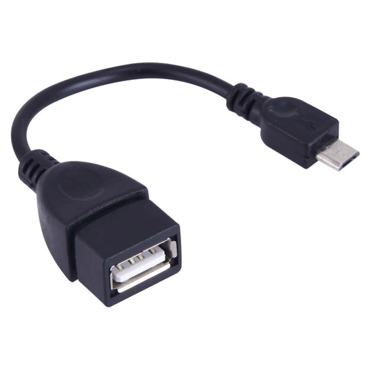 Micro USB Male to USB 2.0 Female OTG Converter Adapter Cable, For Samsung, Sony, Meizu, Xiaomi, and other Smartphones(Black) by buy2fix