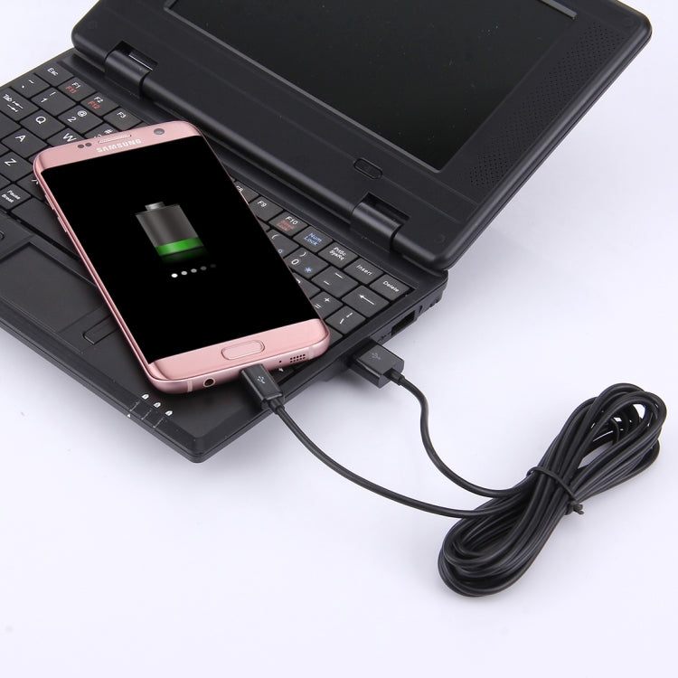 3m Micro USB Port USB Data Cable(Black) by buy2fix