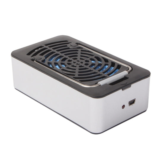 Hand-Held USB Air Condition Fan with Holder(Black) by buy2fix