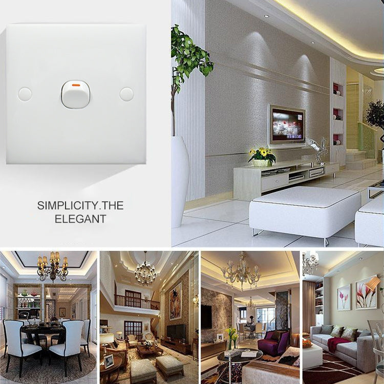 Electric Wall Switch (Size: 86 x 86mm) by buy2fix