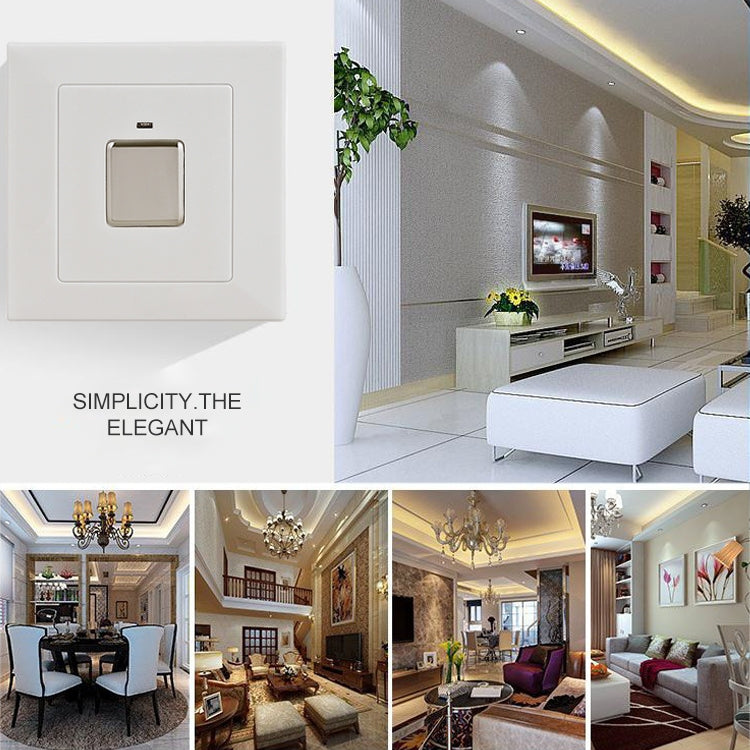 T288 Three-Wire System Wall Mount Touch Sensor Light Switch(White) by buy2fix