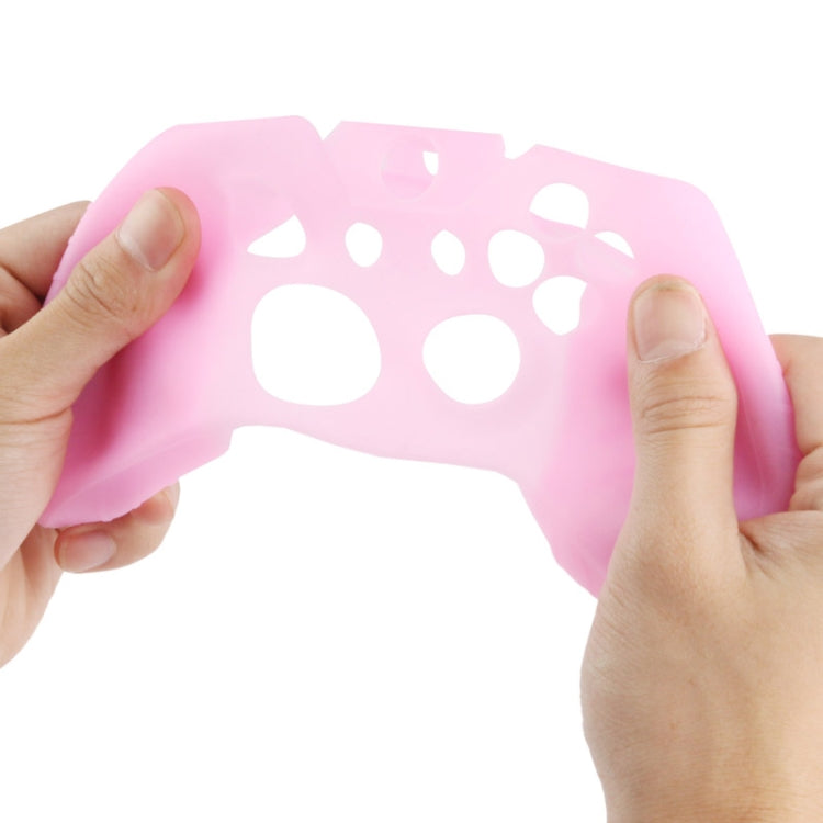 Flexible Silicone Protective Case for Xbox One(Pink) by buy2fix