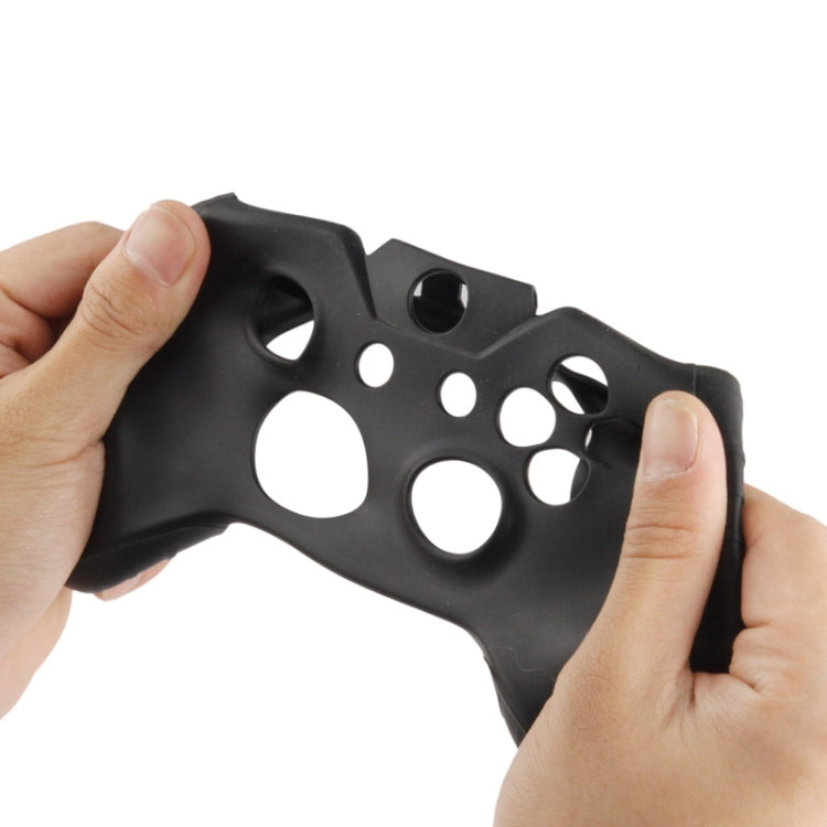 Flexible Silicone Protective Case for Xbox One(Black) by buy2fix