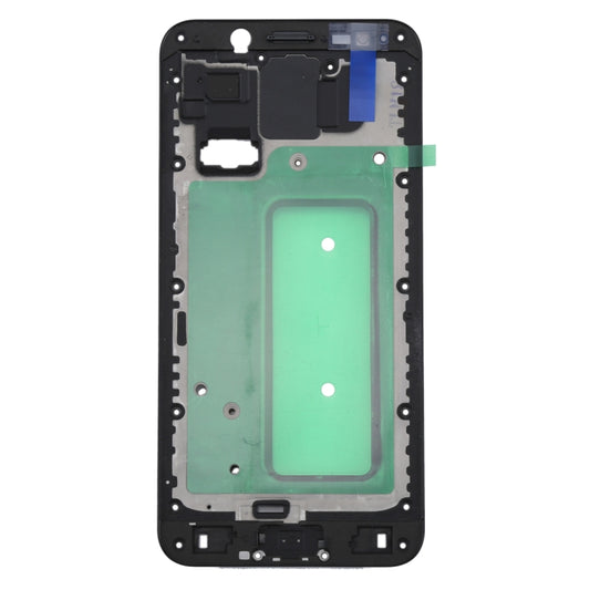 For Galaxy C8 Front Housing LCD Frame Bezel Plate(Black) by buy2fix