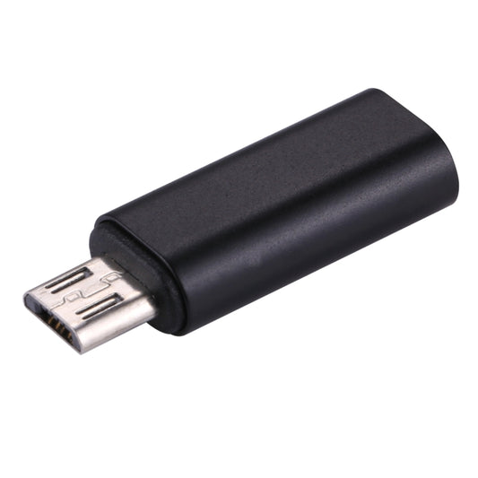 8 Pin Female to Micro USB Male Metal Shell Adapter, For Samsung / Huawei / Xiaomi / Meizu / LG / HTC and Other Smartphones(Black) by buy2fix
