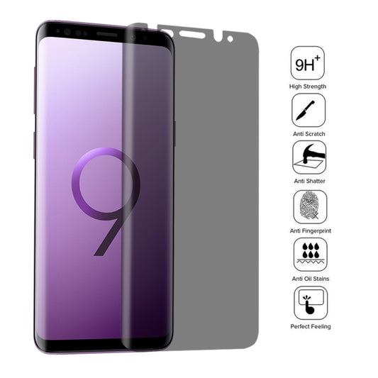 Privacy Anti-glare 0.26mm 9H 3D Tempered Glass Film for Galaxy S9+ by buy2fix