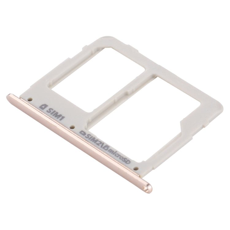 For Galaxy C7 Pro / C7010 & C5 Pro / C5010 SIM Card Tray + SIM / Micro SD Card Tray (Gold) by buy2fix