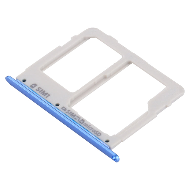 For Galaxy C7 Pro / C7010 & C5 Pro / C5010 SIM Card Tray + SIM / Micro SD Card Tray (Blue) by buy2fix