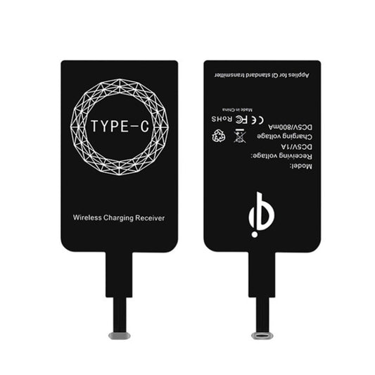 5V 800mA Qi Standard Wireless Charging Receiver with USB-C / Type-C Port by buy2fix