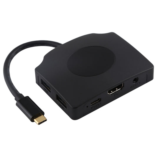 V178A USB-C / Type-C to USB 3.0 x 3 + USB-C / Type-C + HDMI + Audio Port + SD / TF Card Reader Multi-function HUB Adapter by buy2fix