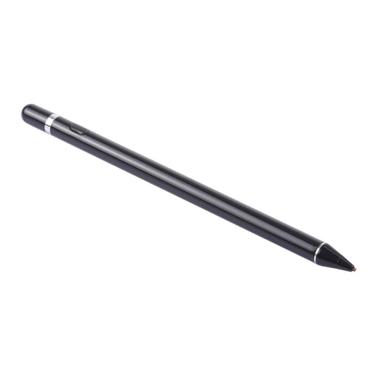 Long Universal Rechargeable Capacitive Touch Screen Stylus Pen with 2.3mm Superfine Metal Nib for iPhone, iPad, Samsung, and Other Capacitive Touch Screen Smartphones or Tablet PC(Black) by buy2fix