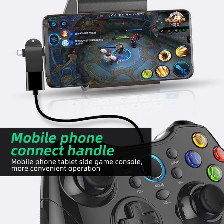 USB 3.0 Female to USB-C / Type-C Male + Micro USB Male Multi-function OTG Adapter with Sling Hole (Silver) by buy2fix