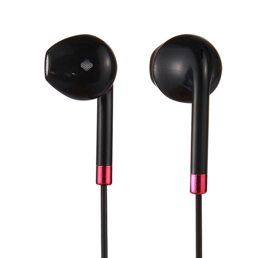 Black Wire Body 3.5mm In-Ear Earphone with Line Control & Mic, For iPhone, Galaxy, Huawei, Xiaomi, LG, HTC and Other Smart Phones(Red) by buy2fix