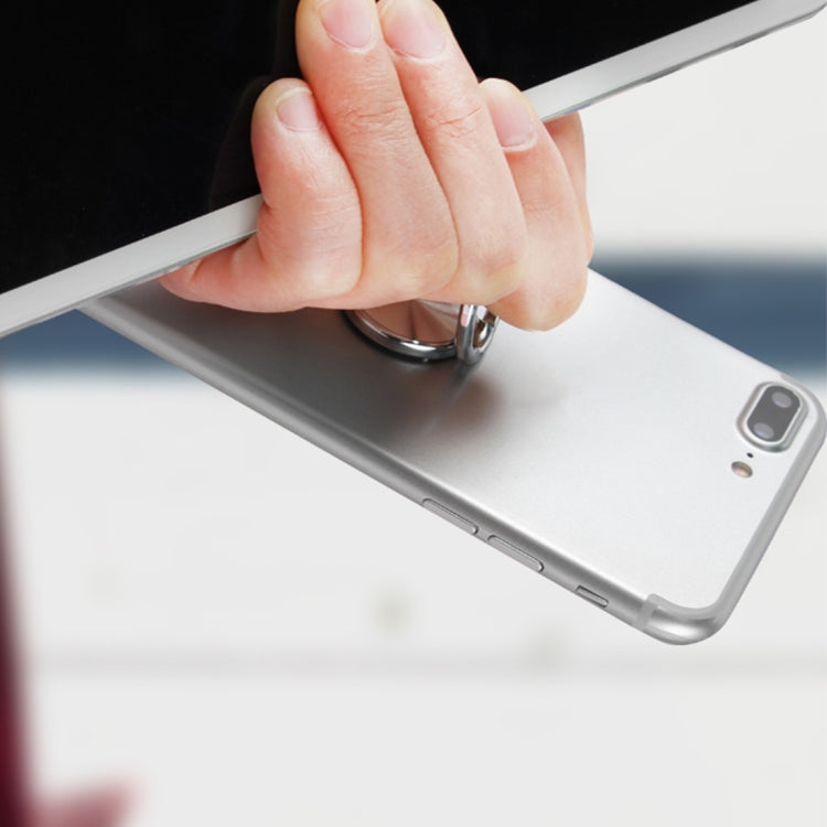 Universal CD Pattern Metal Mobile Phone Ring Holder(Silver) by buy2fix