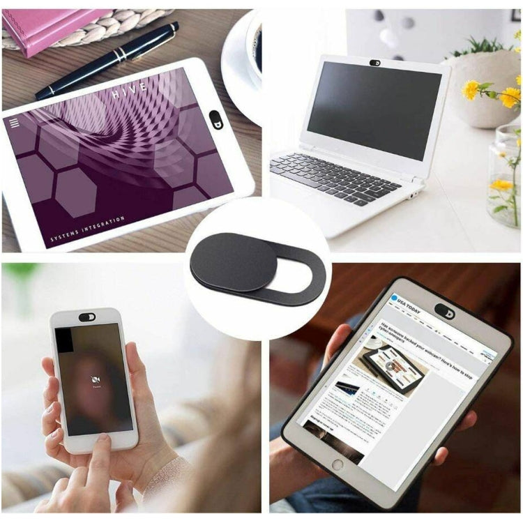 3 PCS Universal Ultra-thin Design WebCam Cover Shutter Slider Camera Cover, For Laptop, iPad, PC, Tablet, Cell Phones by buy2fix