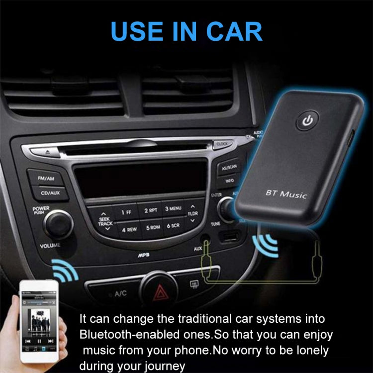 YPF-03 2 in 1 Bluetooth 4.2 Transmitter & Receiver 3.5mm Wireless Audio Adapter, Transmission Distance: 20m, For PC, TV, Home Stereo, Phone by buy2fix