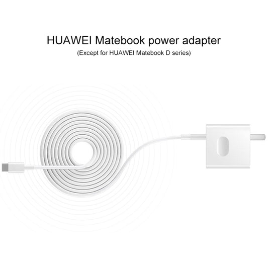 Original Huawei For Huawei MateBook Series Laptop Power Adapter, US Plug (White) by Huawei