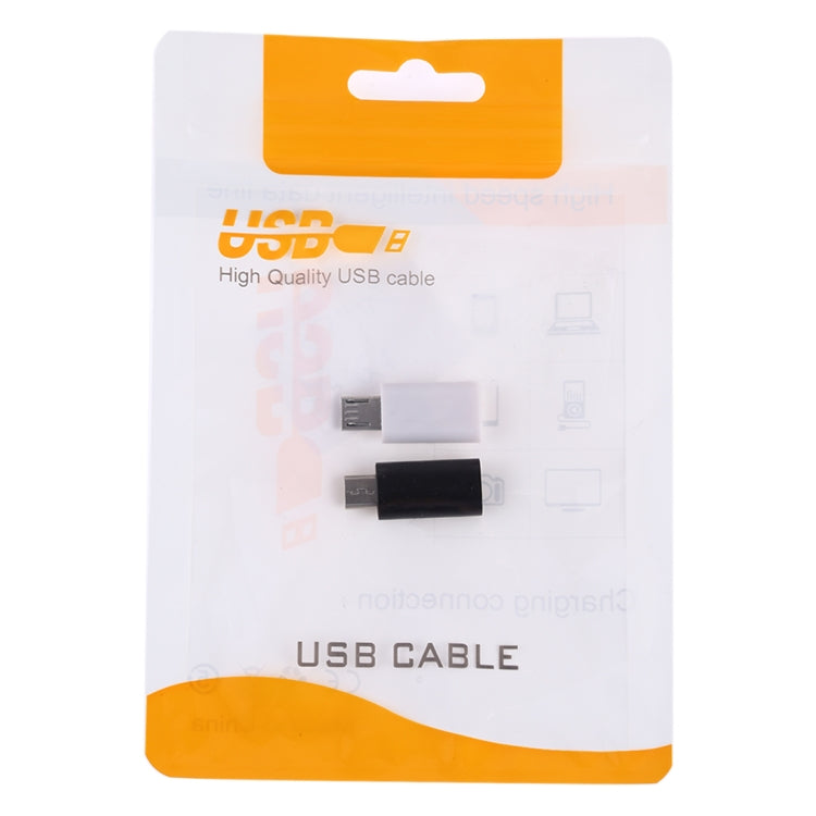USB-C / Type-C Female to Micro USB Male Converter Adapter (Black) by buy2fix
