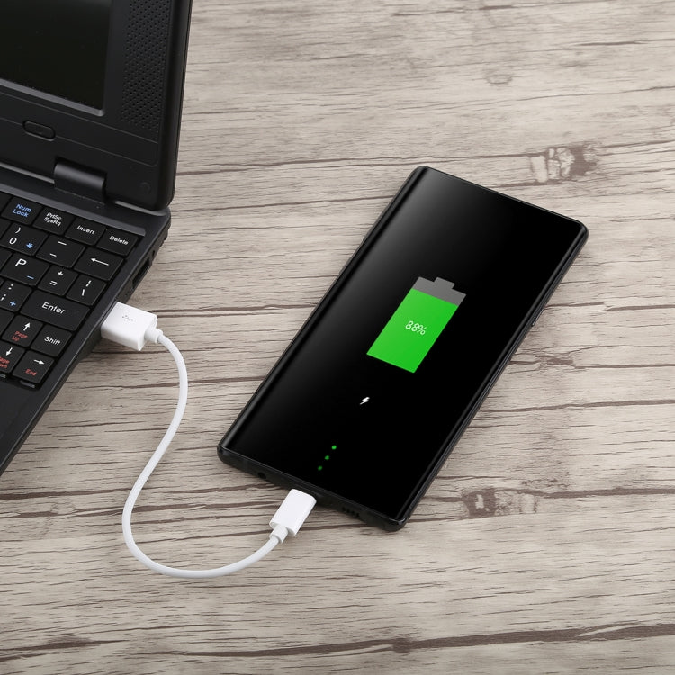 USB to USB-C / Type-C Charging & Sync Data Cable, Cable Length: 22cm(White) by buy2fix