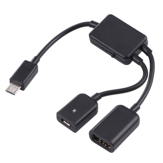 1 to 2 Micro USB OTG Adapter Cable by buy2fix