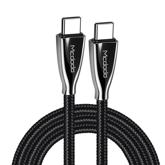 Mcdodo CA-5891 Excellence Series 3A Type-C to Type-C Cable, Length: 2m(Black) by Mcdodo