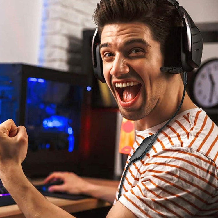 ZS0195 For Logitech G633 / G635 / G933 / G935 3.5mm Gaming Headset Audio Cable, Cable Length: 1.5m by buy2fix