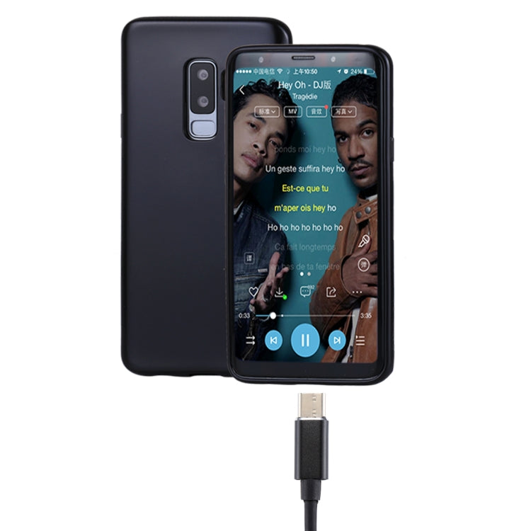 2 in 1 3.5mm to USB-C / Type-C Audio Charging Converter Adapter(Black) by buy2fix