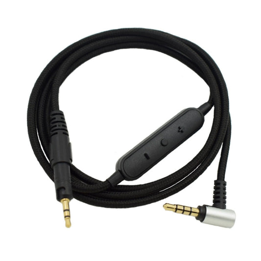 ZS0091 Wire-controlled Version Headphone Audio Cable for Audio-technica ATH-M50X M40X(Black) by buy2fix