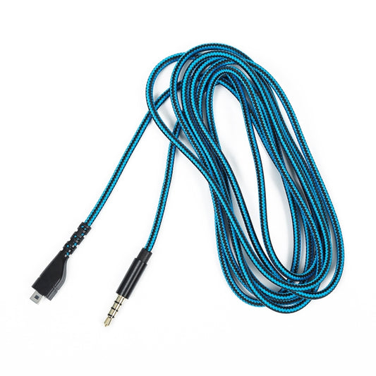 ZS0158 Straight Plug Gaming Headset Audio Cable for SteelSeries Arctis 3 / 5 / 7(Blue) by buy2fix