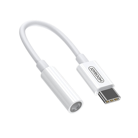 JOYROOM SH-C1 Type-C / USB-C to 3.5mm Digital Audio Converter Adapter (White) by JOYROOM