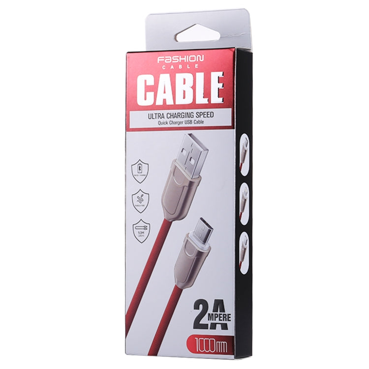1m 2A Micro USB to USB 2.0 Data Sync Quick Charger Cable(Brown) by buy2fix