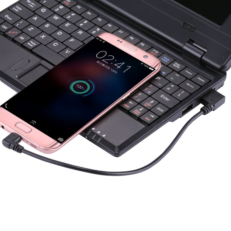 24cm USB Elbow to Micro USB Elbow Charging Cable by buy2fix