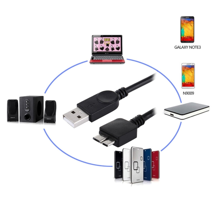 50cm 2 in 1 USB 3.0 to Micro USB 3.0 + USB 2.0 Data / Charging Cable, For Samsung, Huawei, Xiaomi, LG, HTC and other Smartphones by buy2fix