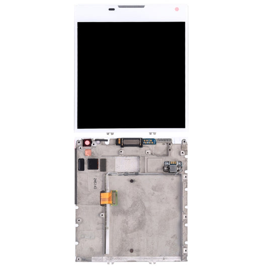 Original LCD Screen for BlackBerry Passport Q30 Digitizer Full Assembly with Frame(White) by buy2fix