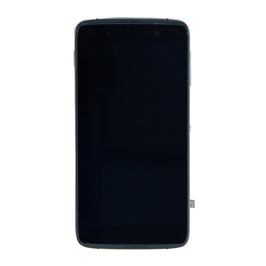 OEM LCD Screen for Alcatel One Touch Idol 4 LTE / 6055 Digitizer Full Assembly with Frame (Black) by buy2fix