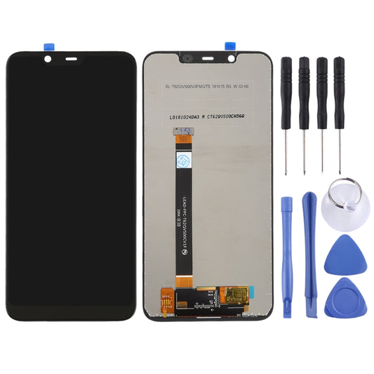 TFT LCD Screen for Nokia X7 / 8.1 / 7.1 Plus TA-1131 with Digitizer Full Assembly (Black) by buy2fix