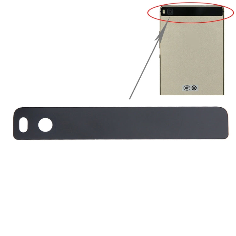 For Huawei P8 Back Camera Lens(Black) by buy2fix
