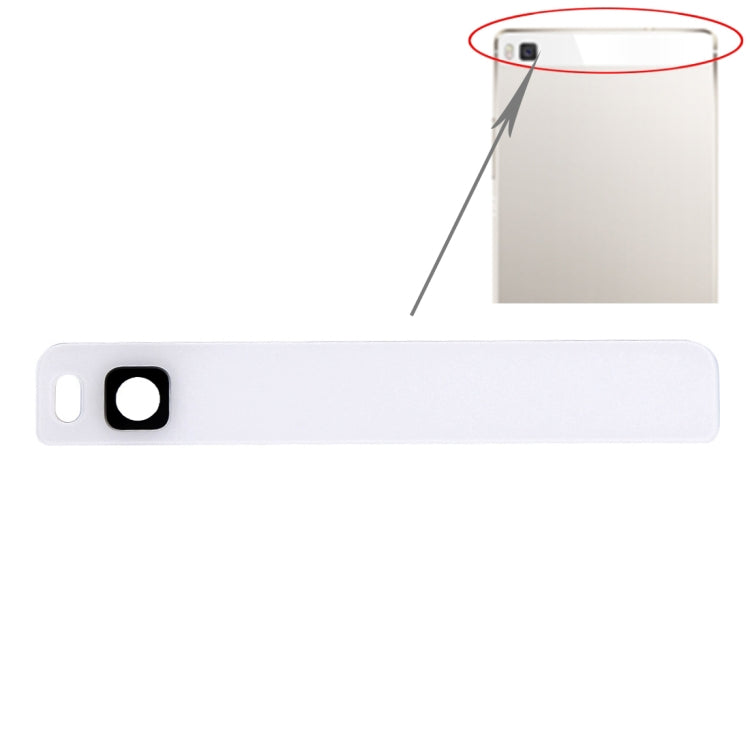 For Huawei P8 Back Camera Lens(White) by buy2fix