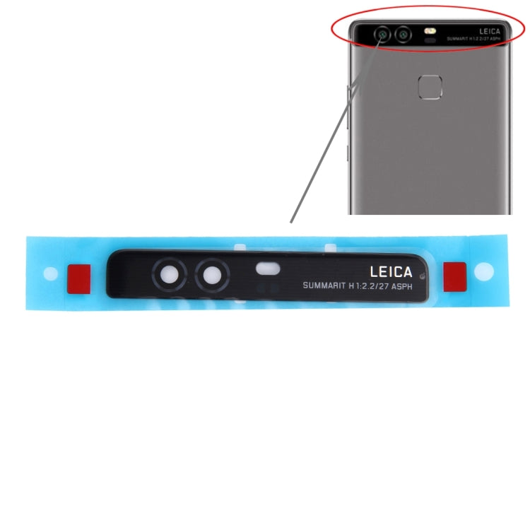 For Huawei P9 Back Camera Lens(Black) by buy2fix
