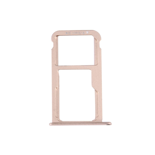 For Huawei Honor V8 Nano SIM + Micro SD / Nano SIM Card Tray(Gold) by buy2fix