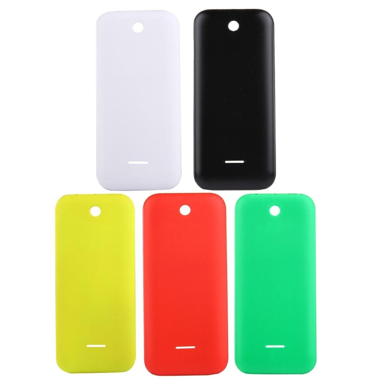 Solid Color Plastic Battery Back Cover for Nokia 225 (White) by buy2fix