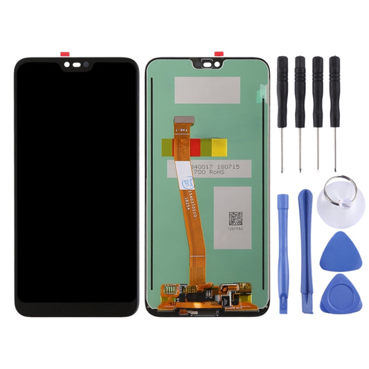 Original LCD Screen for Huawei Honor 10 with Digitizer Full Assembly, Supporting Fingerprint Identification (Black) by buy2fix