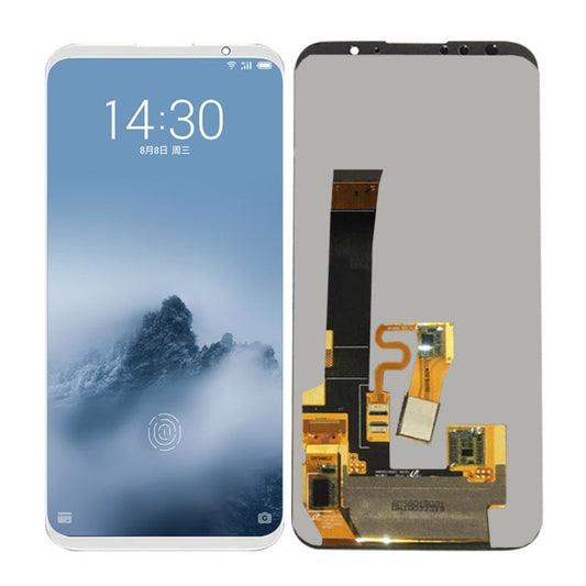 Original LCD Screen for Meizu 16 / 16th / M882H / M882Q with Digitizer Full Assembly(White) by buy2fix