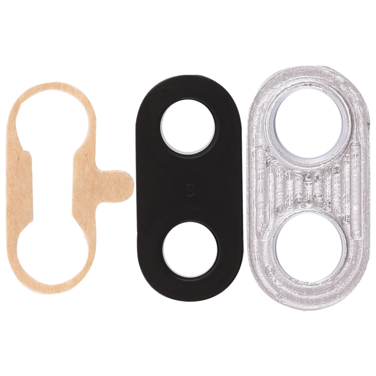 For Huawei Nova 3i 10pcs Back Camera Bezel with Lens Cover & Adhesive (Black) by buy2fix