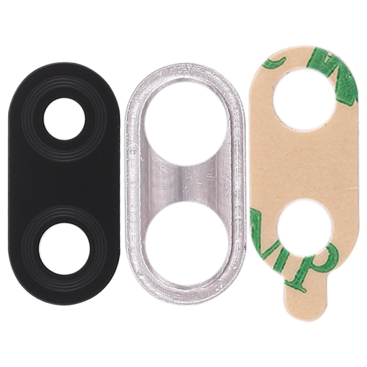 For Huawei P20 Lite 10pcs Back Camera Bezel with Lens Cover & Adhesive (Black) by buy2fix