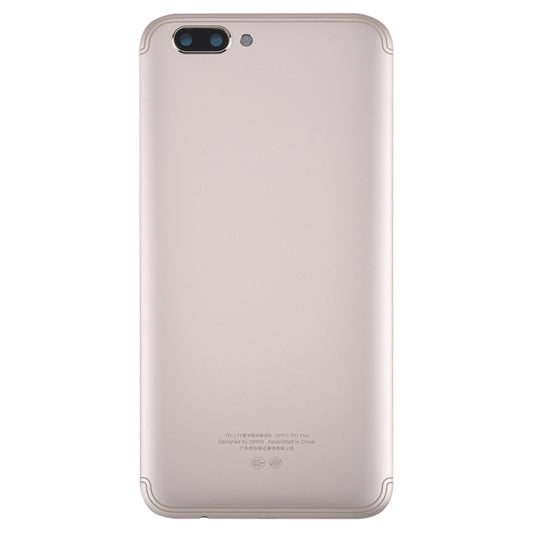 For OPPO R11 Plus Back Cover (Gold) by buy2fix