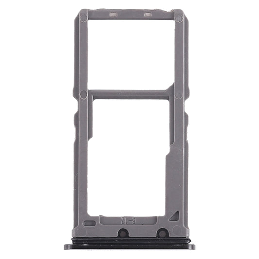 For Vivo X21 SIM Card Tray + SIM Card Tray / Micro SD Card Tray (Black) by buy2fix