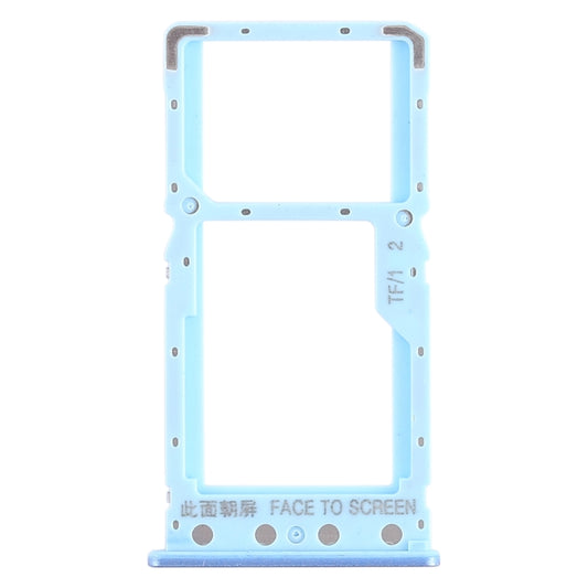 SIM Card Tray + SIM Card Tray / Micro SD Card Tray for Xiaomi Redmi 6 / Redmi 6A(Blue) by buy2fix