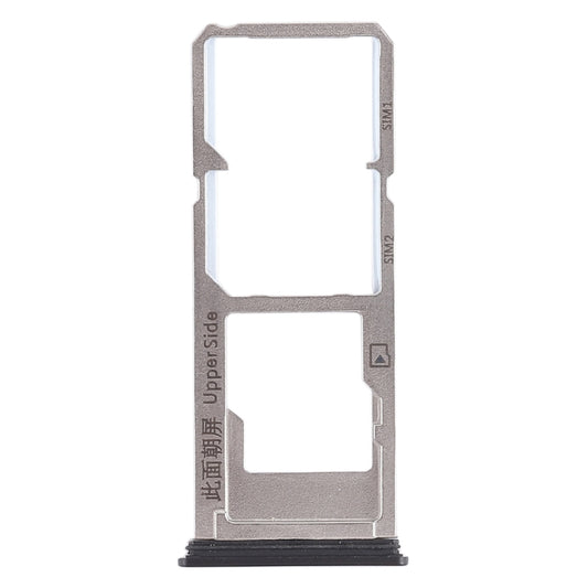 For Vivo Y53 2 x SIM Card Tray + Micro SD Card Tray (Black) by buy2fix